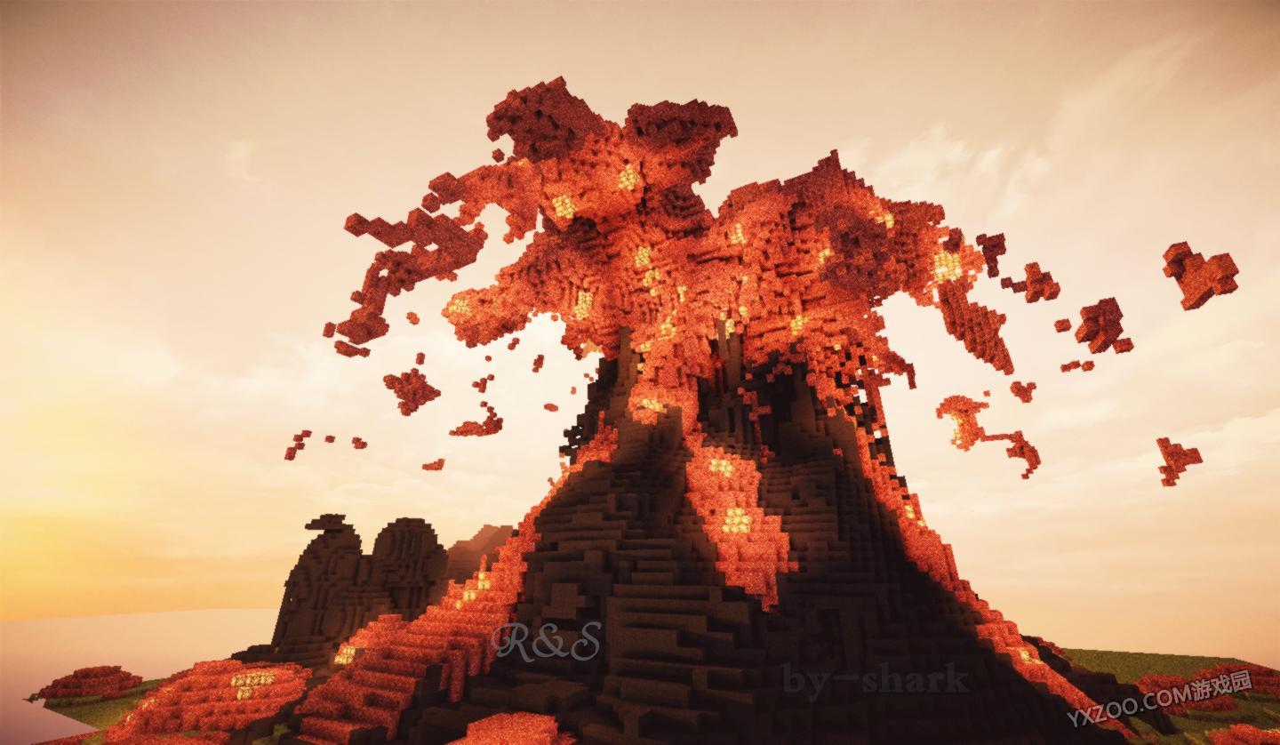 世界末日来袭 我的世界火山爆发