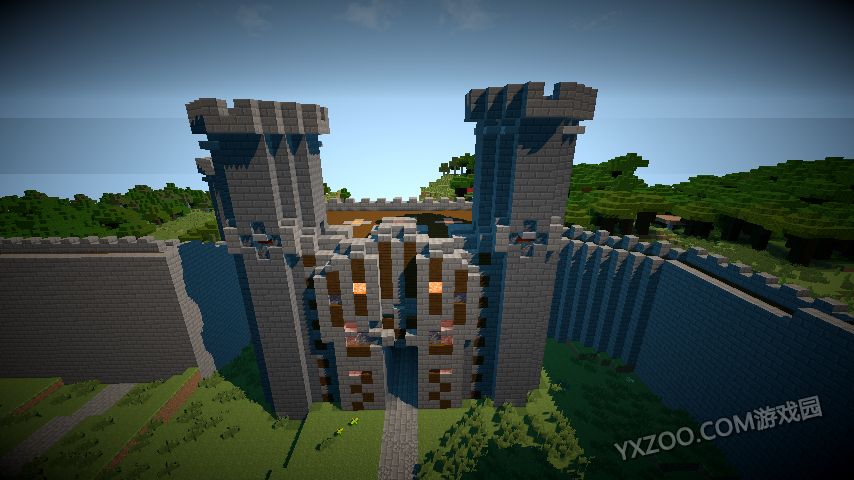 我的世界要塞城堡建筑展示_麦块我的世界盒子_mckuai.com